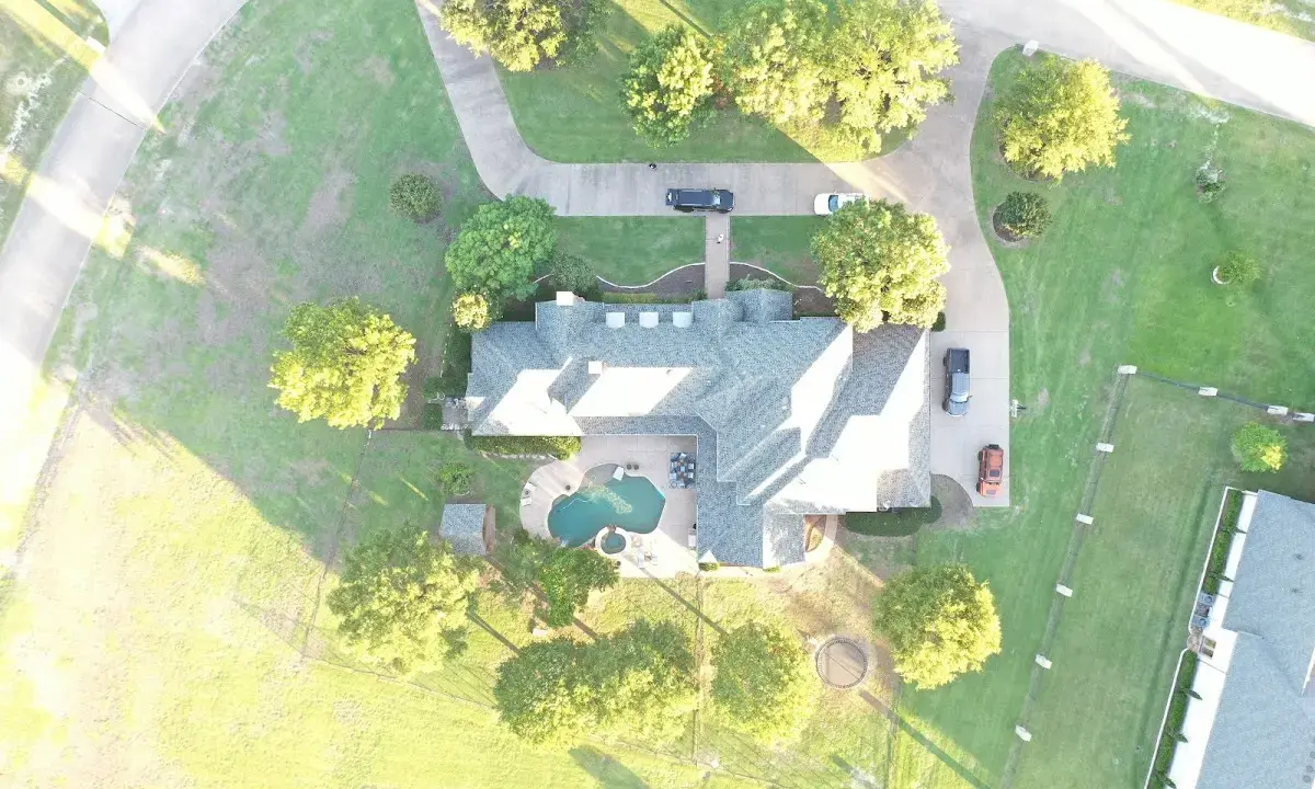 New shingle roof installation on a home in Crowley